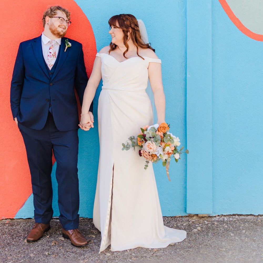 Studio Levana Kim Off Shoulder Wedding Gown Size 18/20 Ivory